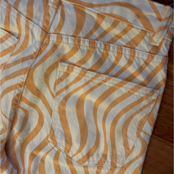 Zara High Rise Wide leg Printed pants in size 4 NWOT - Picture 6 of 9